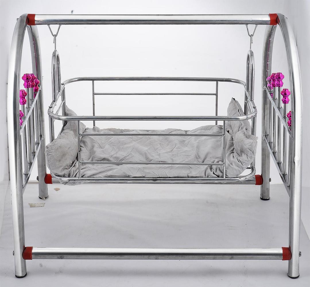 New Born Baby Swing Cradle With Cloth Heavy Guage